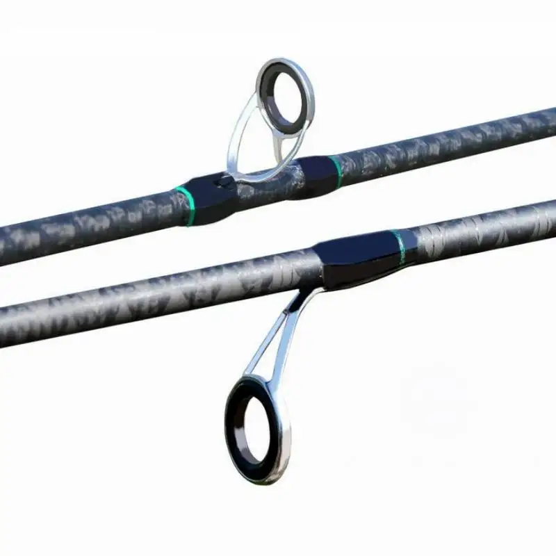 ZZ313 1,8 m 2,1 m 2,4 m 2,7 m 3 m MH Diámetro de punta rápida. Caña de pescar con señuelo giratorio de 2,2mm, cebo de agua de mar envuelto en X de alto carbono, 3-12g - imagen 2