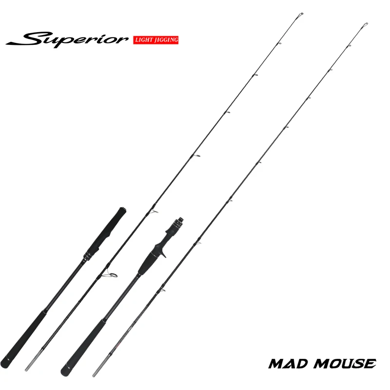Caña Jigging Madmouse Fuji Superior – Acción parabólica