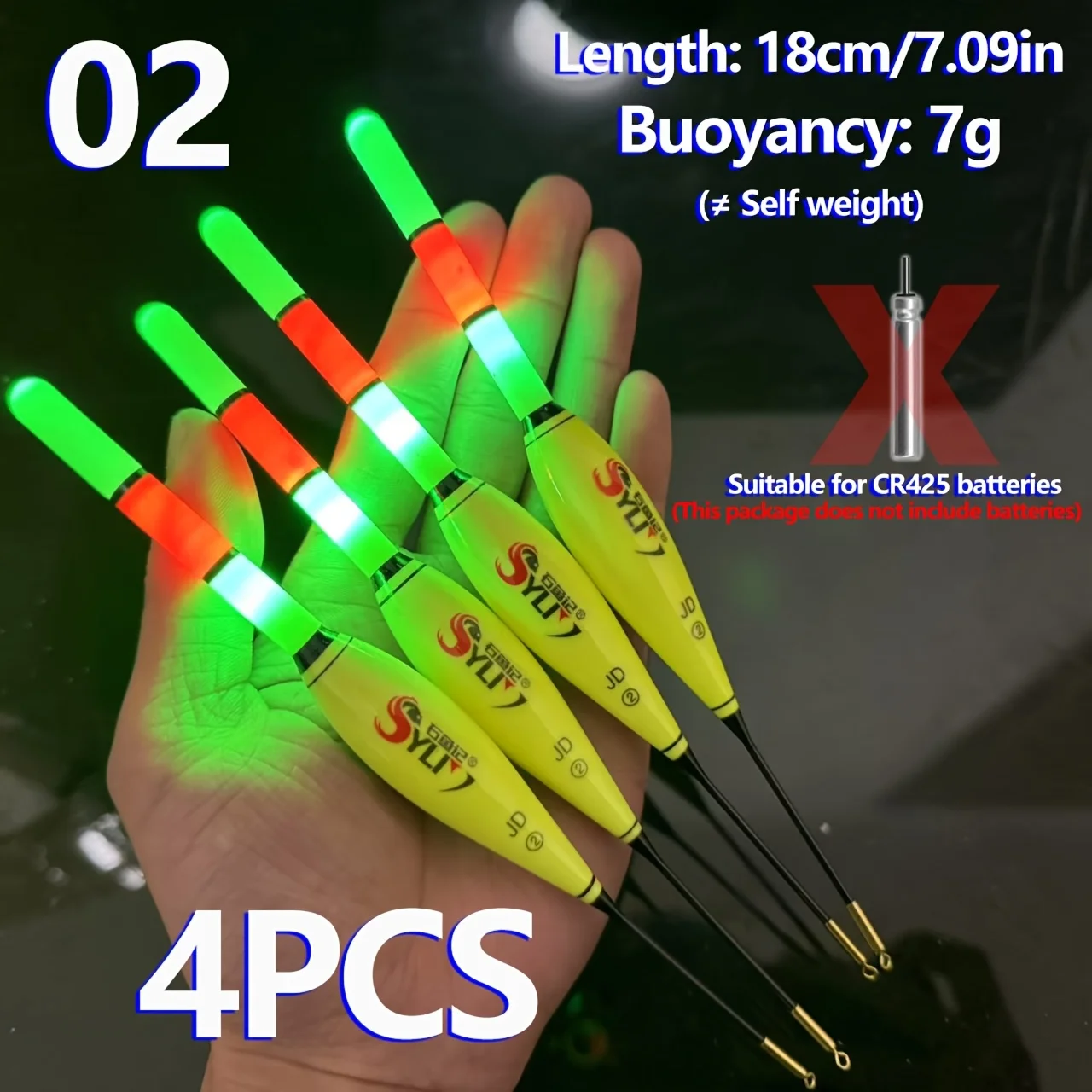 Flotadores electrónicos nocturnos alta visibilidad para pesca de carpa - imagen 4