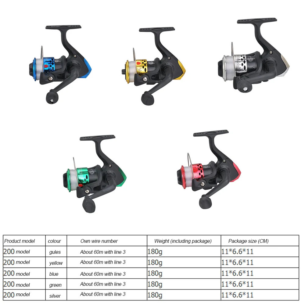 Carrete de pesca giratorio de lanzamiento de largo alcance, engranaje de alta dureza, carrete de pesca giratorio para entusiastas de la pesca al aire libre - imagen 5