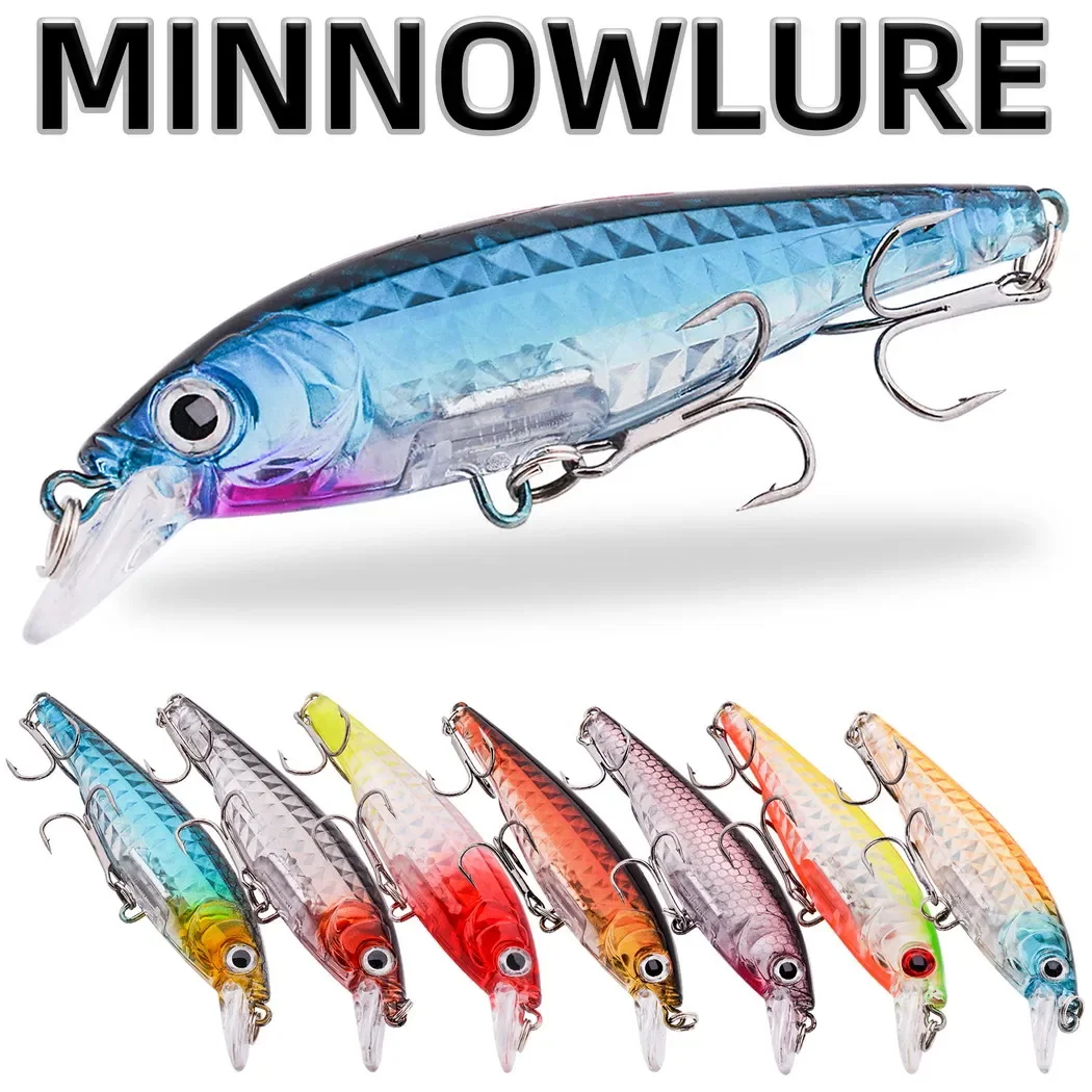 Señuelo Minnow Flotante con Ruido – Largo alcance agua dulce - imagen 4