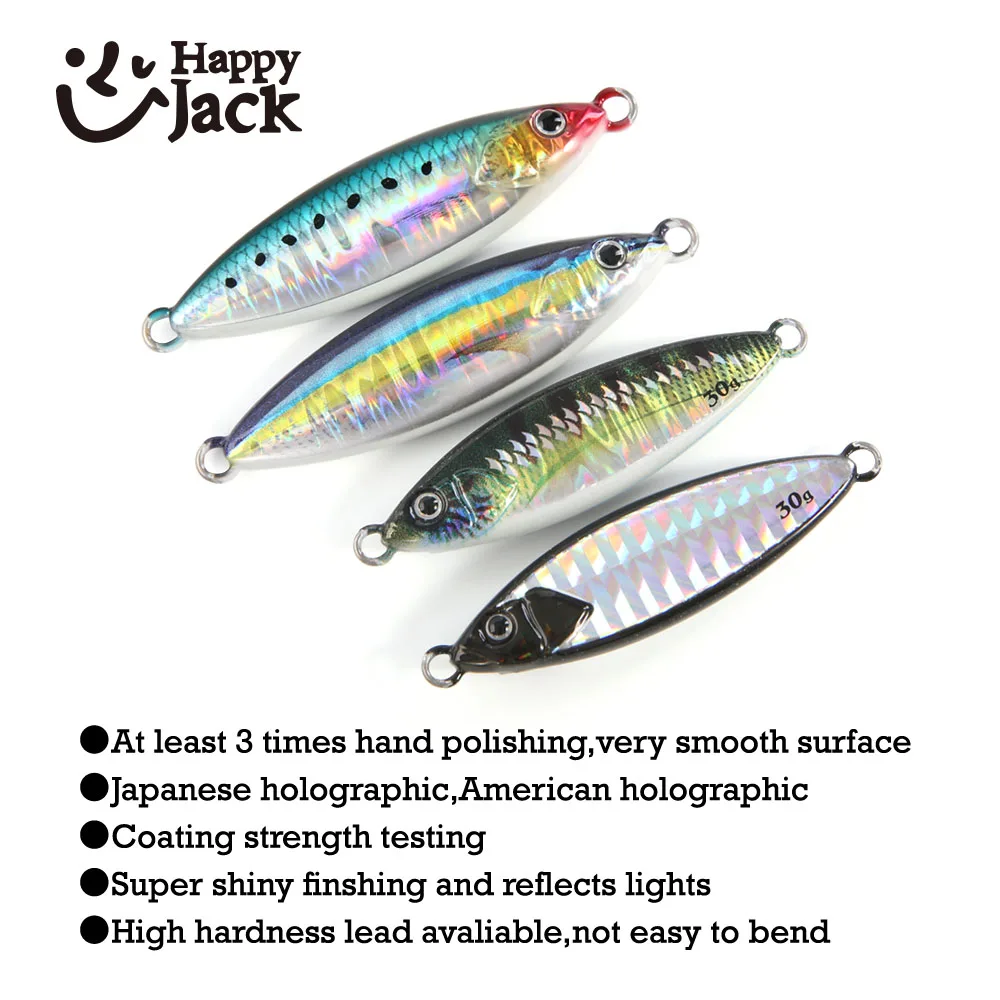 2025 15g30g40g plantilla de paso lento lubina salterwater cebo Artificial costero con gancho de asistencia atún nuevo brillo señuelo de pesca fundición - imagen 4