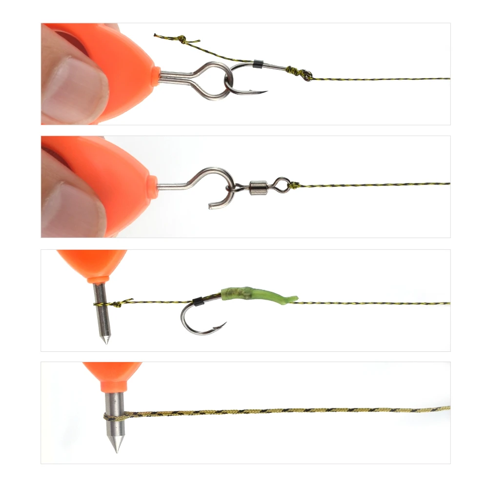 Herramienta de línea extractora 4 en 1, herramienta de anudado de línea de pesca para aparejo de carpa, herramienta de anudado portátil multiusos - imagen 4