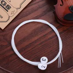 1 Juego de cuerdas de ukelele de nailon, cuerdas de guitarra suaves de repuesto, cuerdas de guitarra clásica de tono puro para ukelele de 21 / 23 / 26 pulgadas