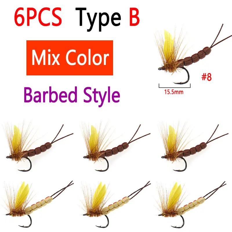 6pcs TypeB Mix