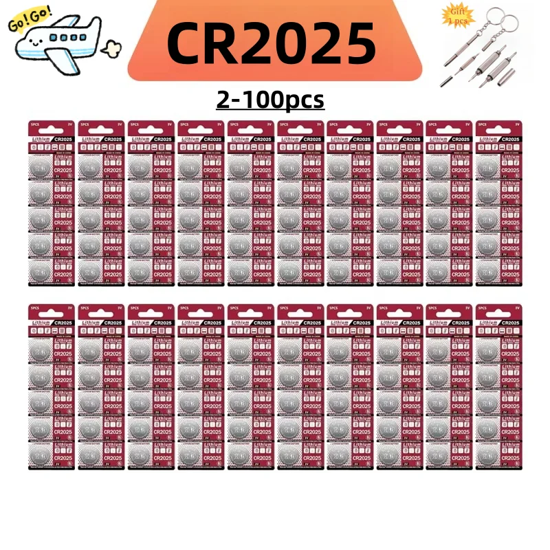 Pila botón litio CR2025 3V para relojes y electrónica de pesca - imagen 5