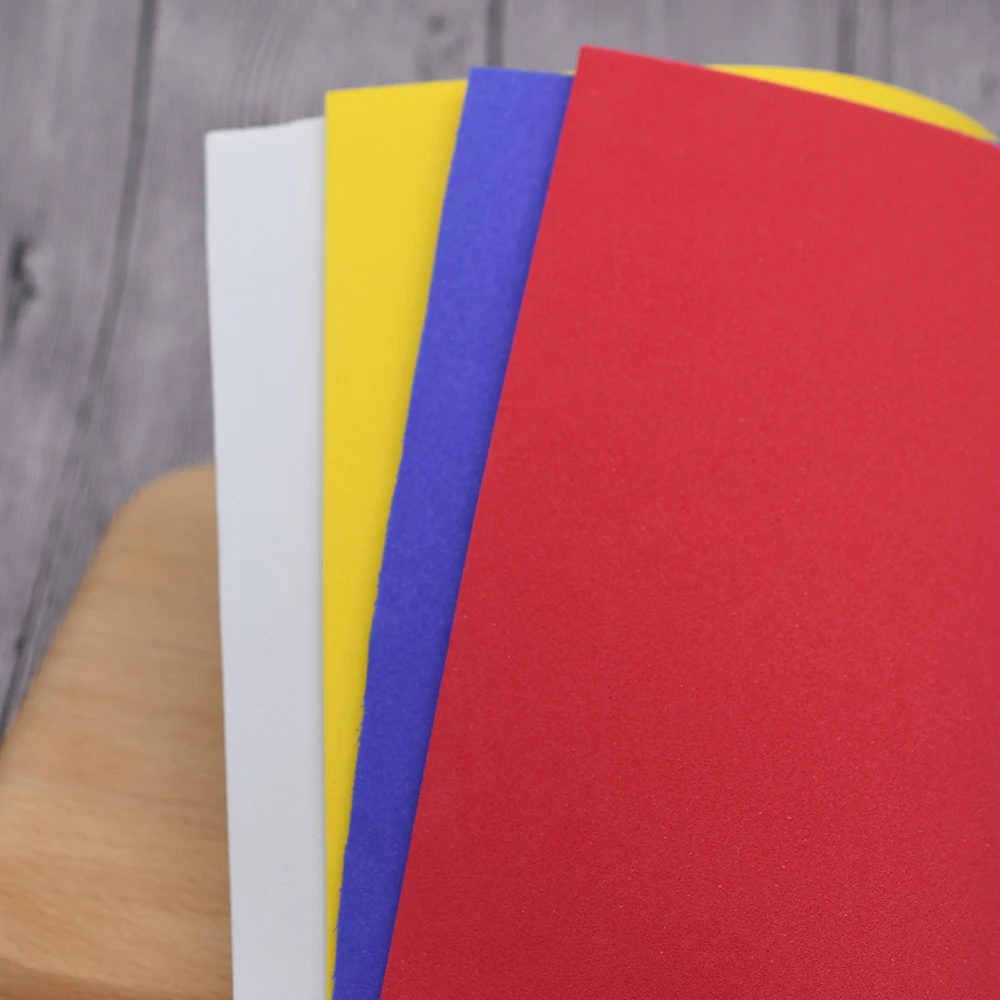 MNFT10Pcs hojas de espuma EVA coloridas atadas con moscas papel de espuma cebos de pesca accesorios de aparejos de pesca - imagen 5