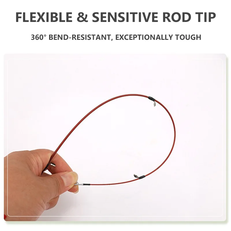 Caña de pescar con mosca ligera Mavllos, caña de pescar giratoria de microcasting ligera con punta UL de 1,4 M de 4 secciones para lubina de agua dulce - imagen 5