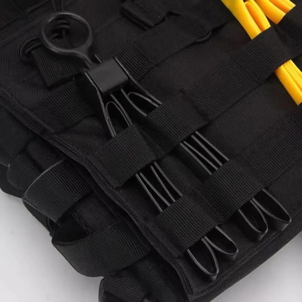 Brida para cables de plástico resistente, esposas, tensión ajustable, diseño dentado, correas de sujeción desechables, uso único - imagen 4