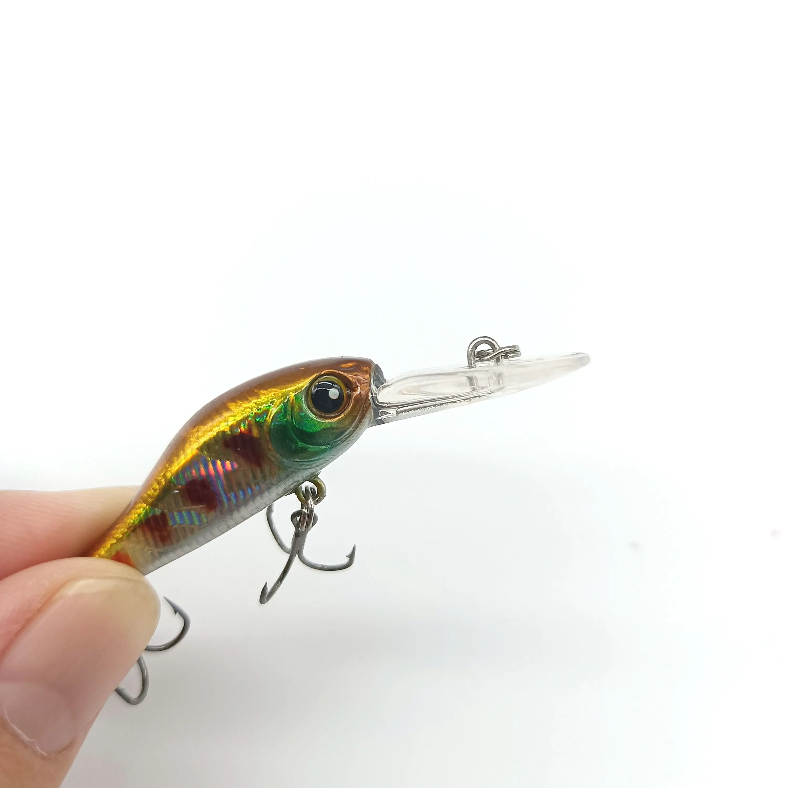 DUODUOYU-Mini señuelo de pesca de pececillos, 1 piezas, 2,4g/35mm, Wobblers para peces pequeños, Isca, Swimbait Artificial, equipo de pesca de lubina - imagen 2