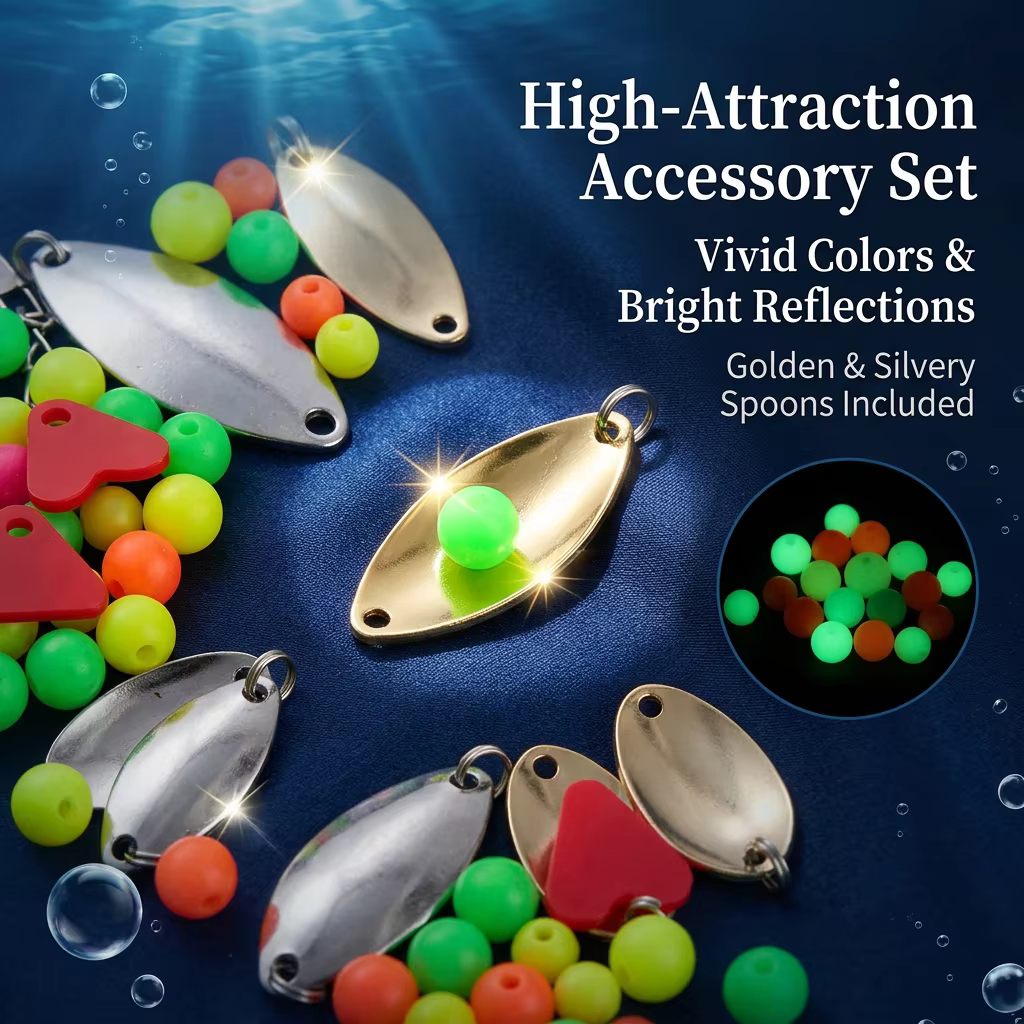 Set accesorios pesca carpa: anzuelos, plomos y señuelos - imagen 3