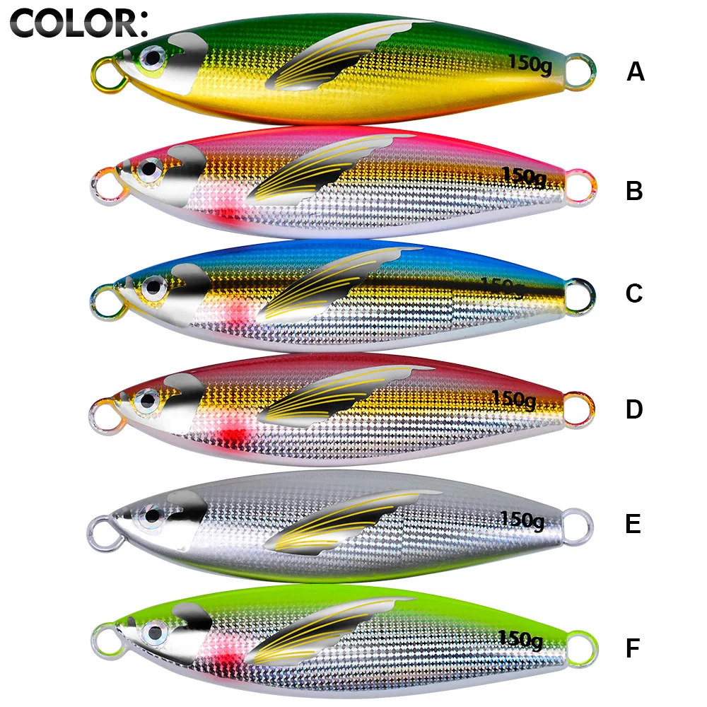 Señuelo de pesca tipo lápiz Artificial, 30g/40g/60g/80g/100g120g/150g, hundimiento lento, aparejos de pesca Jigbait, 1 ud. - imagen 5