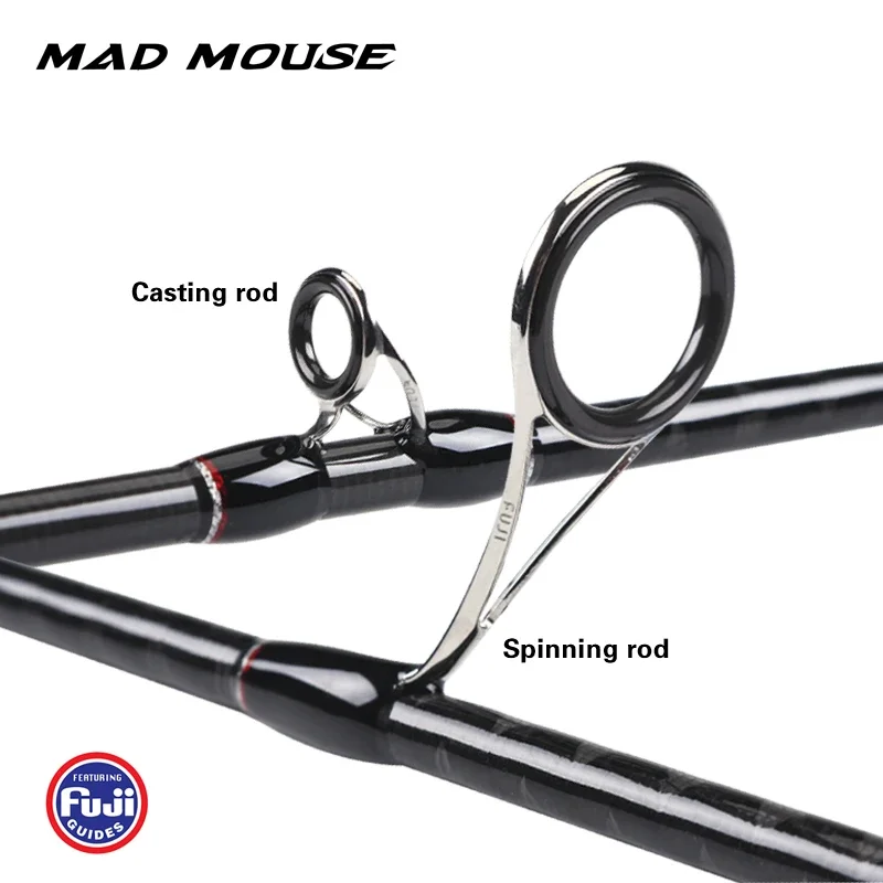 Caña MADMOUSE Carbono Alta Densidad para Slow Jigging - imagen 2