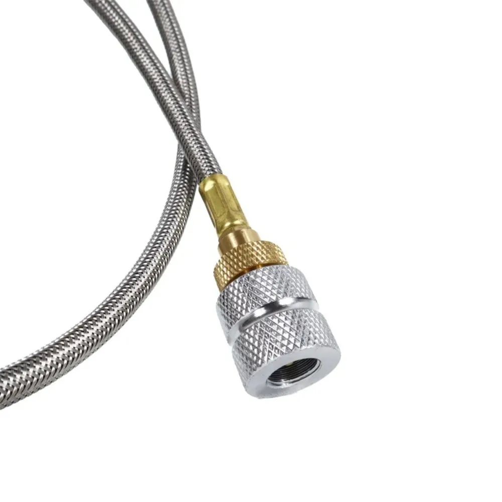 Adaptador de recarga de propano para estufa de Gas Manual, fácil de instalar, línea de conexión de tanque de Gas duradera reutilizable, conector de manguera de cilindro de GLP - imagen 5
