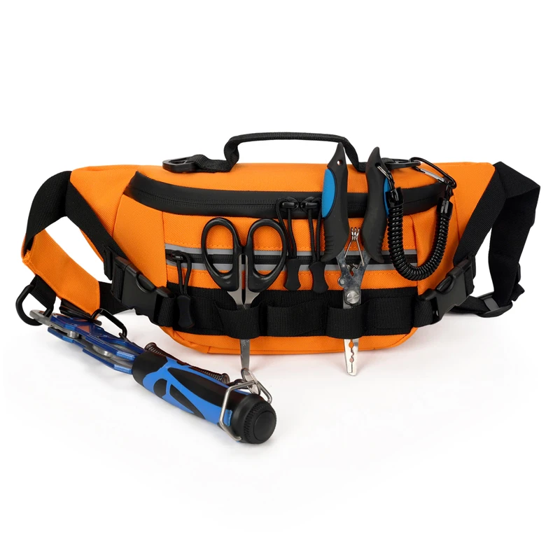 Riñonera de pesca táctica Molle para senderismo, mochila con eslinga para hombre, ciclismo al aire libre, correr, bolsa de aparejo multibolsillo, hombro deportivo para caza - imagen 4