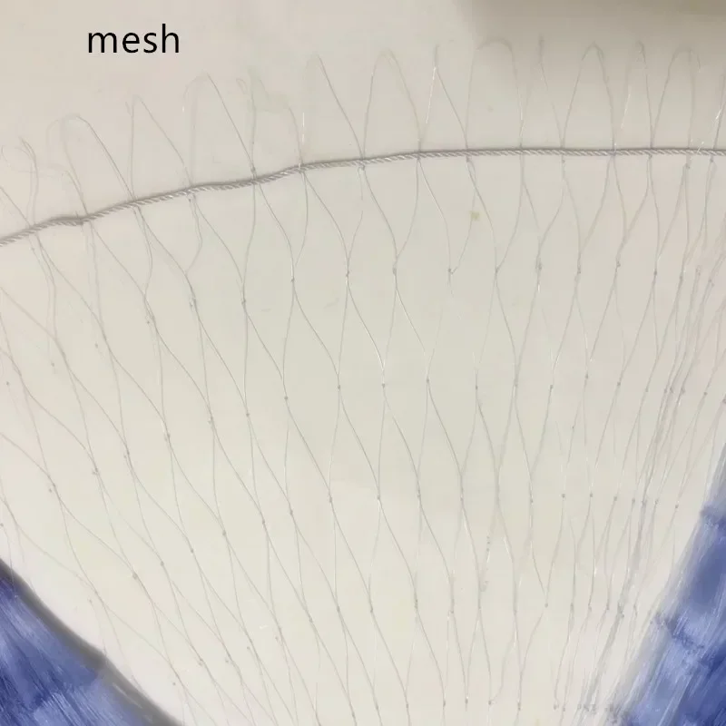 POUI CONE DREAM línea suave fina monofilamento de nailon azul productos semiacabados tamaño de malla pequeña red de pesca red de malla para red dorada - imagen 5