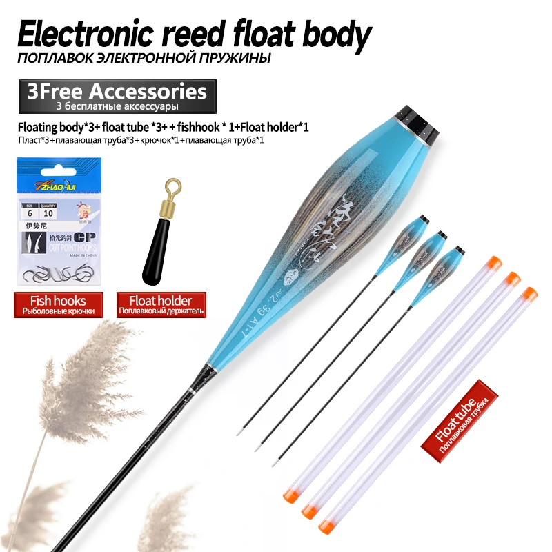 Flotador luminoso caña boya CR425 pesca nocturna resistente salada