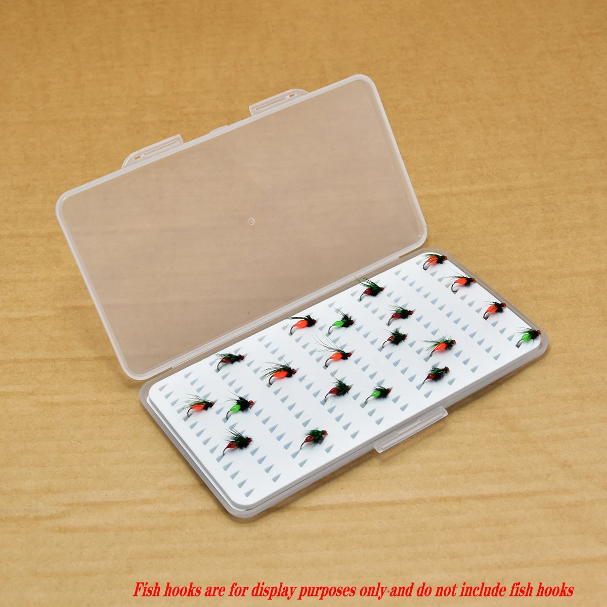 Caja portamoscas ninfa – Espuma impermeable, delgada y transparente - imagen 2