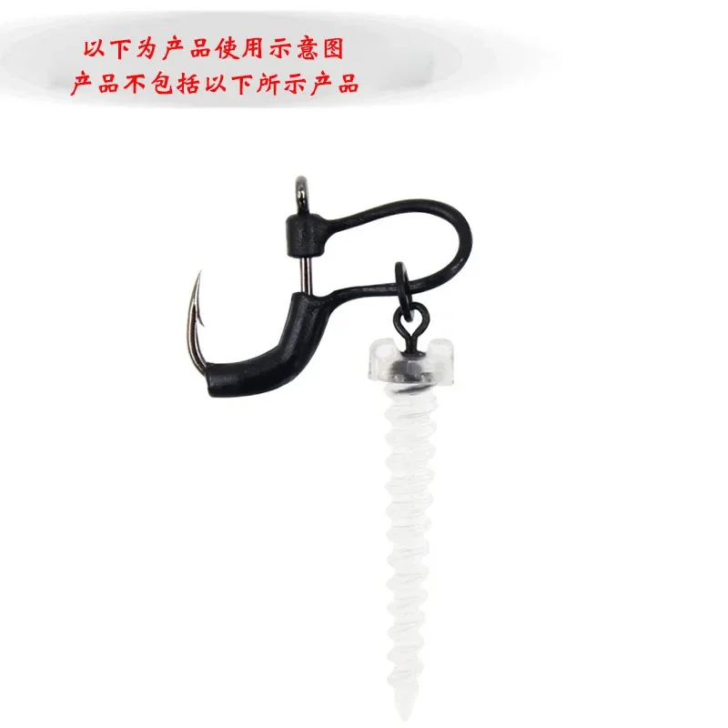 Funda protectora de goma para anzuelo de Pesca, accesorios para Pesca de carpa, Conector de cebo, 100 piezas - imagen 4