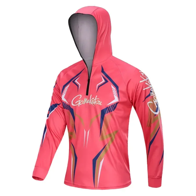 Nuevo Ropa de pesca deportiva al aire libre para hombre, camisas transpirables para senderismo y pesca, ropa de pesca con capucha de secado rápido para acampar al aire libre - imagen 4