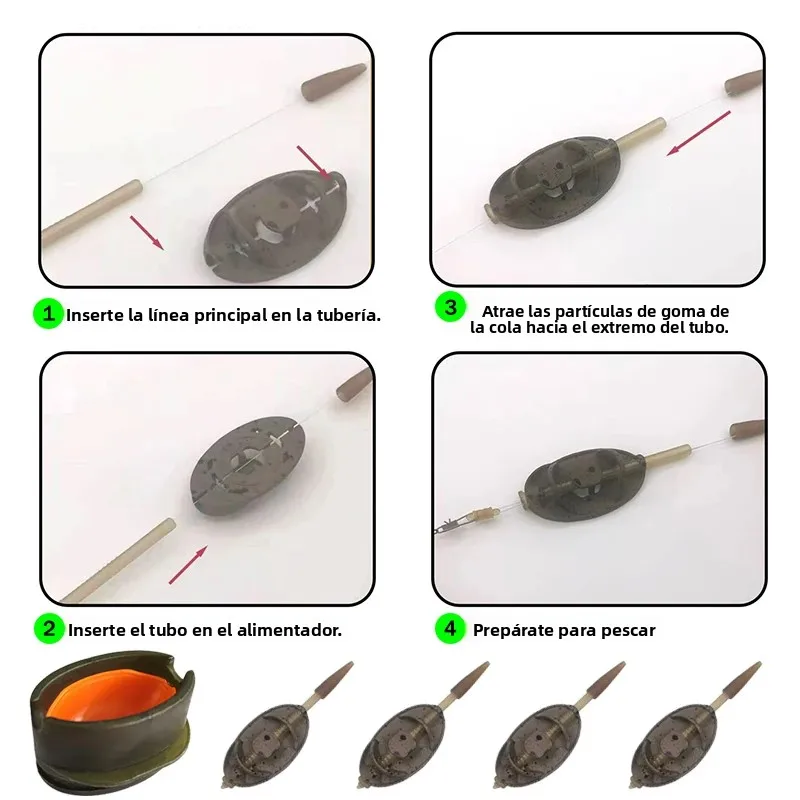 Alimentadores Method Feeder – Aleación zinc antioxidante para carpa