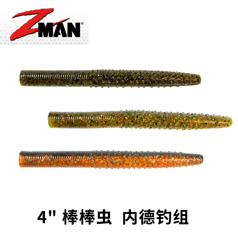 Importado de los Estados Unidos ZMAN BIG TRD Bang insecto señuelo fino Ned NED grupo de pesca 4 pulgadas agua flotante suave