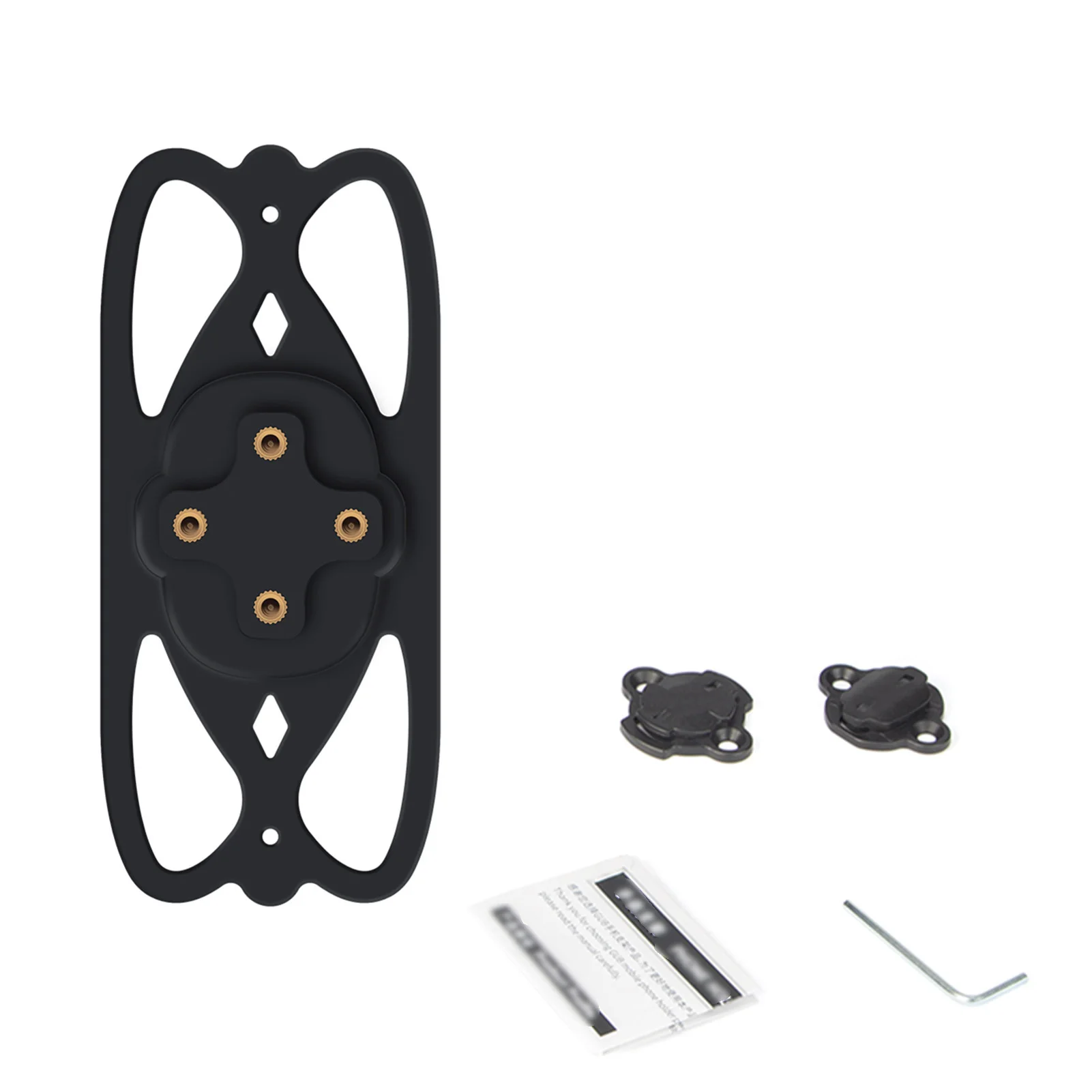 Soporte de silicona para teléfono de bicicleta, navegación con manos estables a prueba de golpes, Compatible con soporte para ordenador, soporte para teléfono de bicicleta de silicona