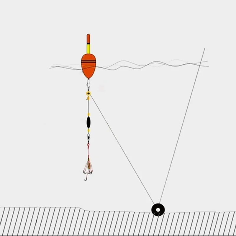 30 unids/set flotador de pesca Bobber detiene conectores de frijoles espaciales herramientas de pesca de agua salada de mar equipo de Metal de plástico nuevo juego - imagen 3