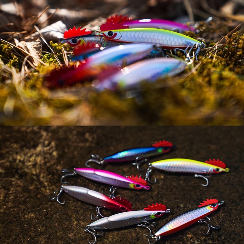 Pesca que se hunde lápiz de fundición larga X4 12g/20g/30g fortalece anzuelos señuelo duro cebo Artificial señuelos para pesca - imagen 5