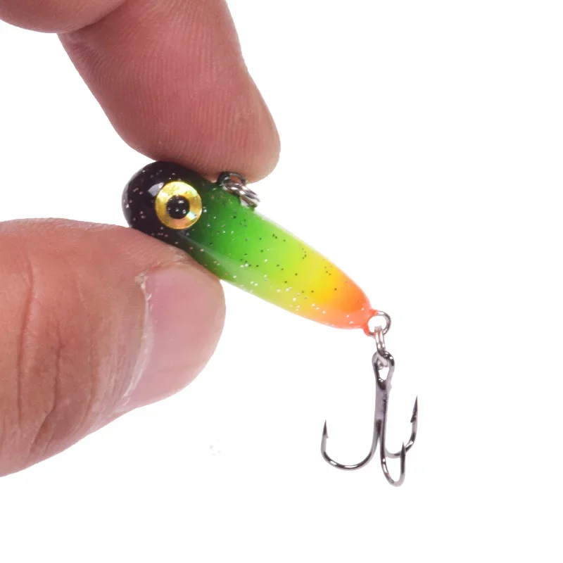 1 cebo de lápiz hundido 3 cm 2,8 g micro cebo swinger plástico cebo duro artificial lubina trucha equipo de pesca - imagen 5