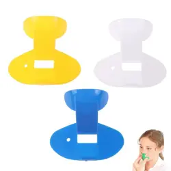 Silbato de plástico para la nariz, ejercicios de respiración Nasal, entrenamiento muscular Oral, flauta nasal, entrenador de pronunciación