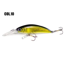 Señuelo hundido Countbass Afundando Minnow con anzuelos VMC