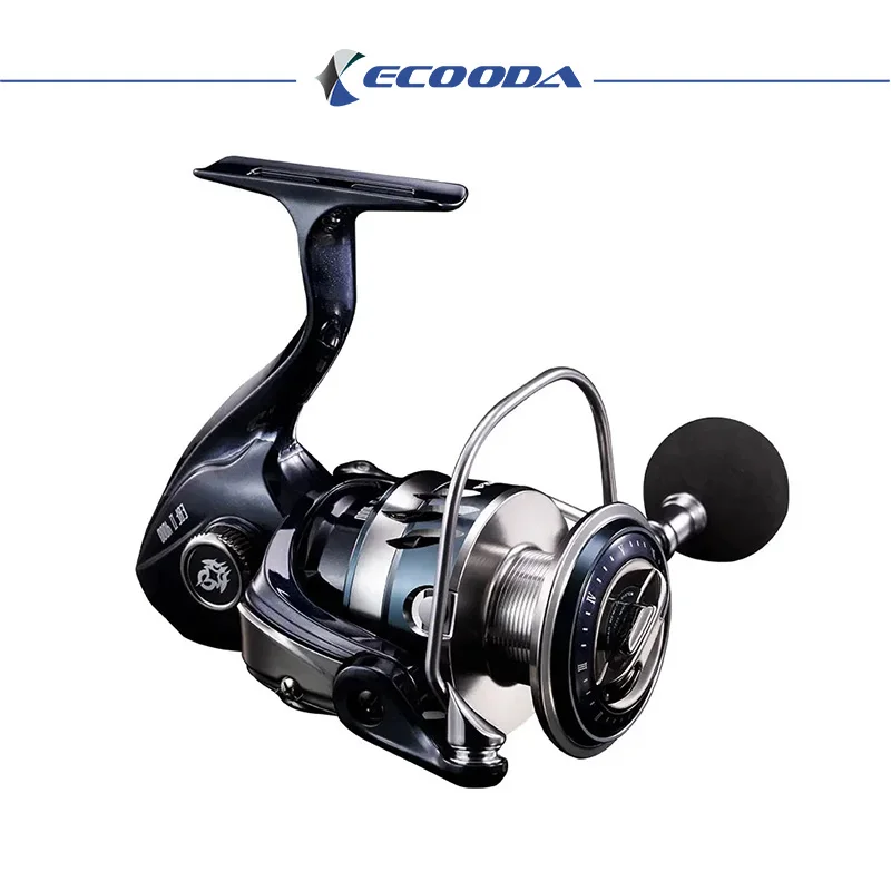 Carrete de pesca giratorio Ecooda Ebf Ii, carrete de aluminio, rueda de mar de agua salada impermeable, carrete de Jigging, carretes de pesca - imagen 2