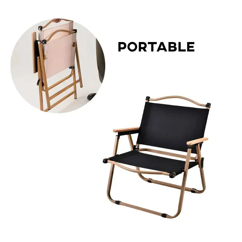 Silla plegable de pesca portátil para exteriores, taburete plegable de alta densidad con soporte de aleación de aluminio Oxford, carga de 120kg, ideal para acampar y Picnic - imagen 2