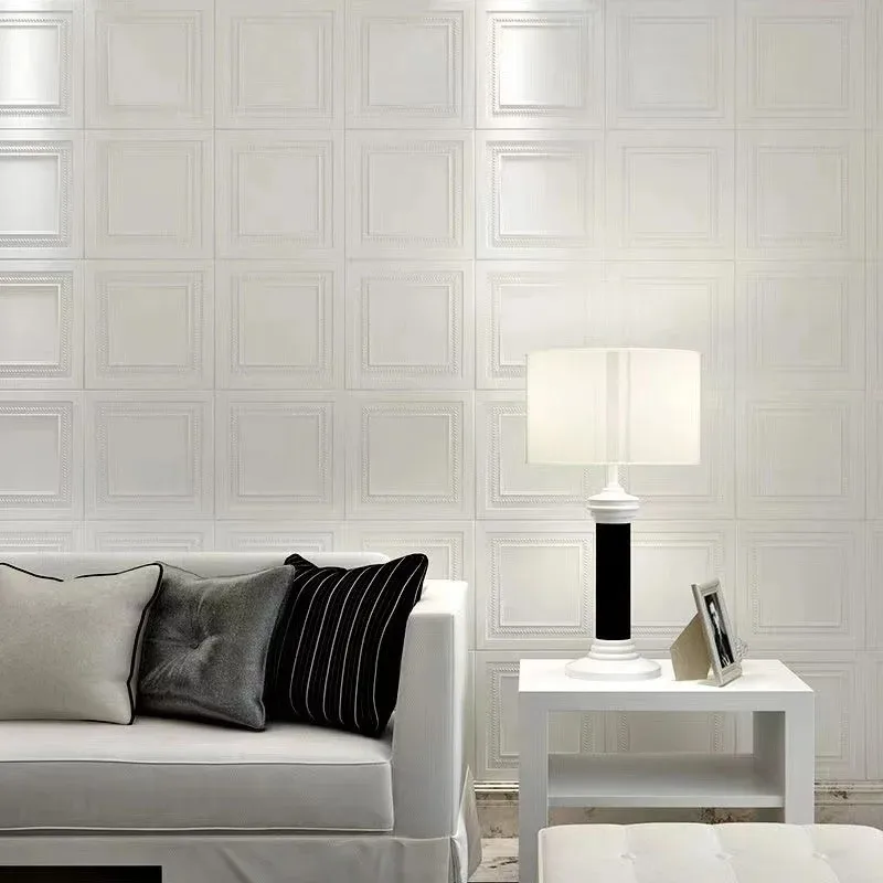 Pegatinas de pared impermeables 3D, papel tapiz autoadhesivo de 35cm x 35cm, papel de pared para decoración del hogar, papel de hoja a prueba de humedad - imagen 3