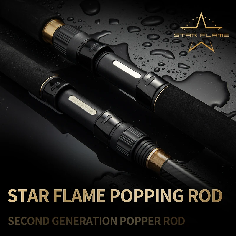 Ecooda Star Flame Caña de Popping Fibra Carbono - imagen 5