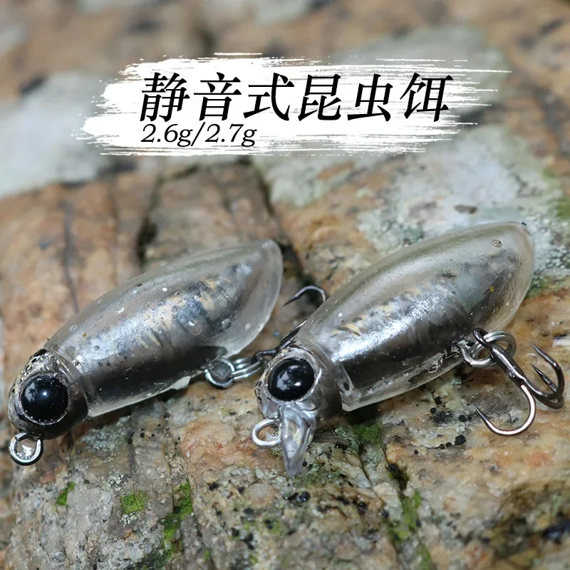Minnow flotante de 38mm y 2,7g, cebo suave para insectos, Mini lápiz Topwater, señuelo de pesca pequeño para Lucio, lubina, trucha, Micro cebo, 1 ud. - imagen 4