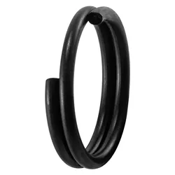 Anillos Partidos de Pesca – Acero Inoxidable Negro Mate