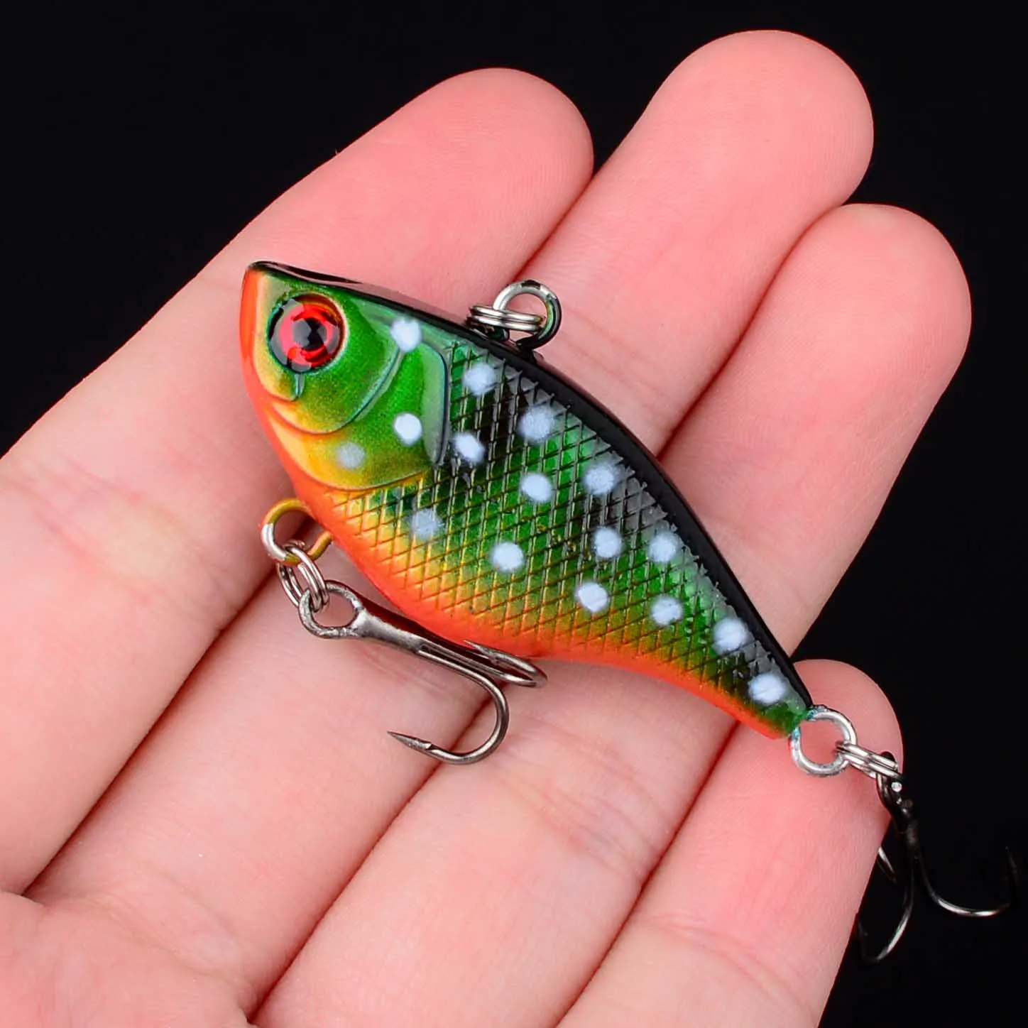 Señuelos de pesca VIB, cebo duro de plástico con vibración biónica, Crankbait, aparejos de pesca de lubina, invierno, 1 ud. - imagen 5