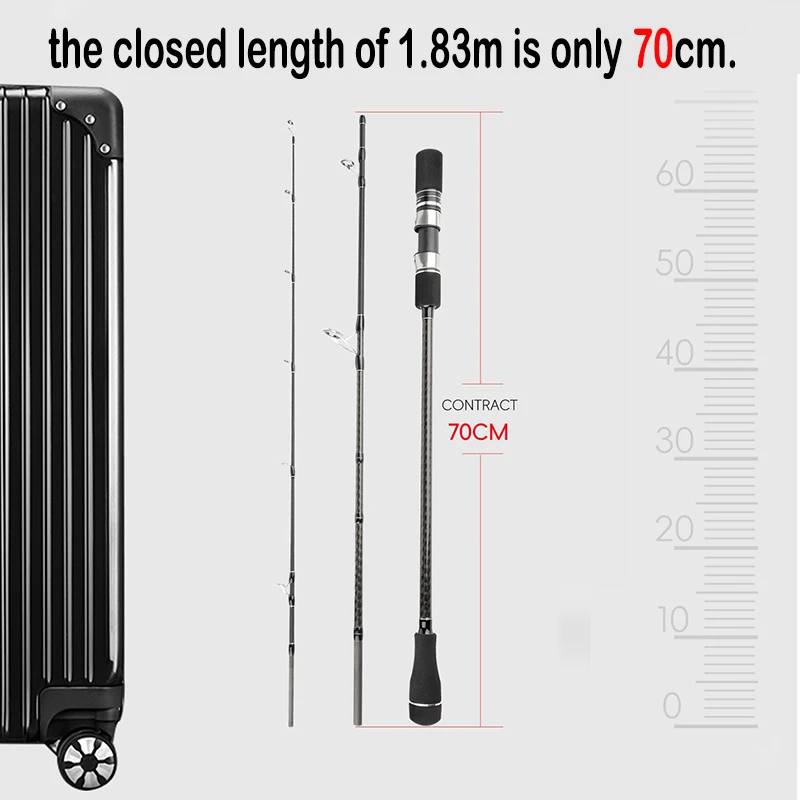 Caña AI-SHOYU Slow Jigging MH Power Carbono – Spinning para barca - imagen 5