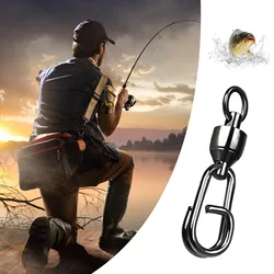 Clip cambio rápido con giratorio para pesca fluvial