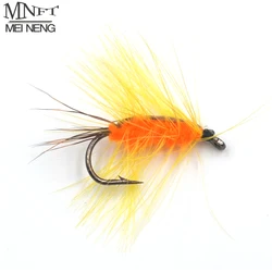 Mosca Tandem Naranja-Barba Amarilla #6 para Trucha MNFT
