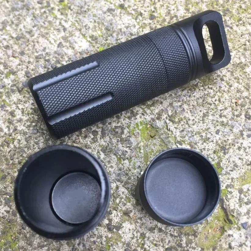 Cápsula portátil con sello de supervivencia para maletero, caja impermeable para caminata, contenedor para exteriores, portabotellas seco, almacenamiento, estuche para pastillas de medicina para campamento - imagen 2