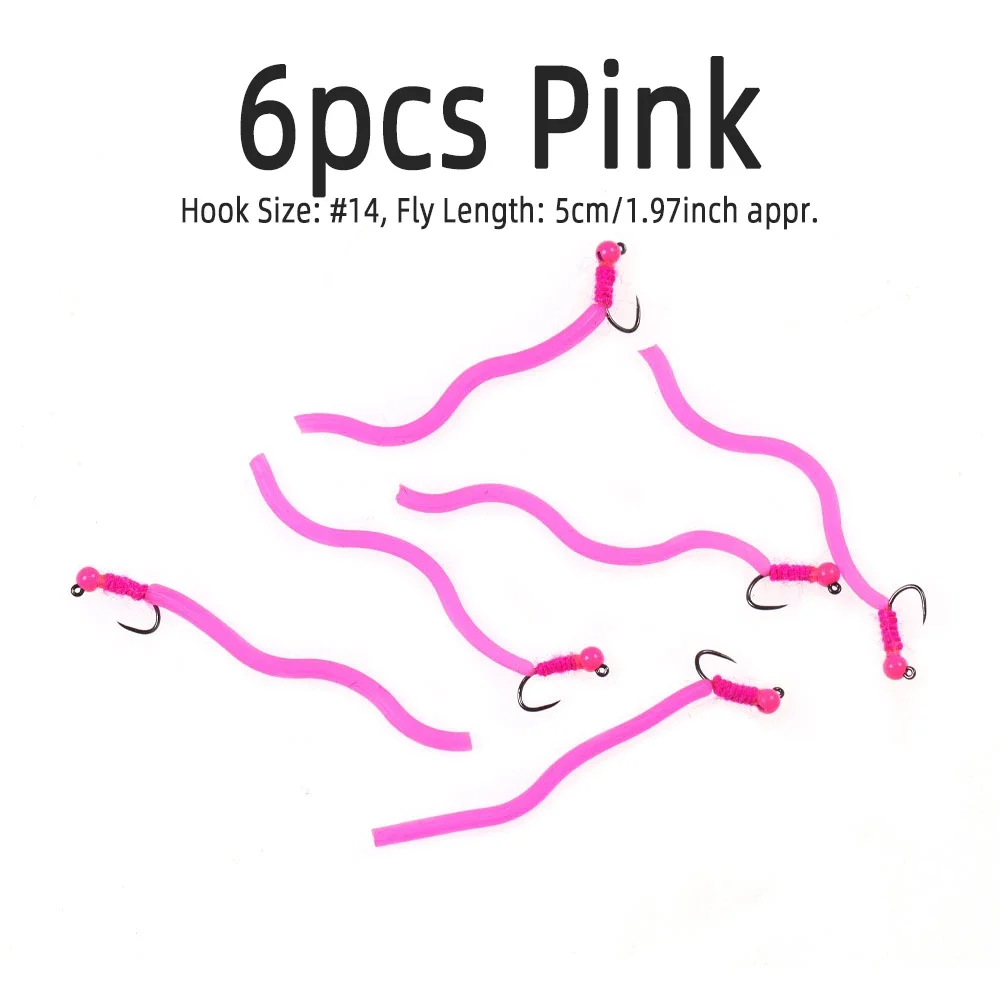 6PCS Pink