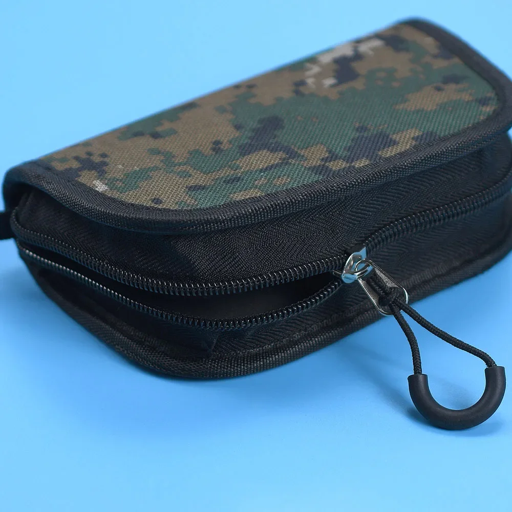 Estuche de almacenamiento de Señuelos de Pesca portátil, bolsa de transporte de carcasa dura para Spinner, cebo de lentejuelas VIB de Metal, aparejos de Pesca de nailon - imagen 5