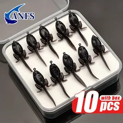 ANFS Vinilo Renacuajo con Anzuelo – Señuelo Blando para Pesca
