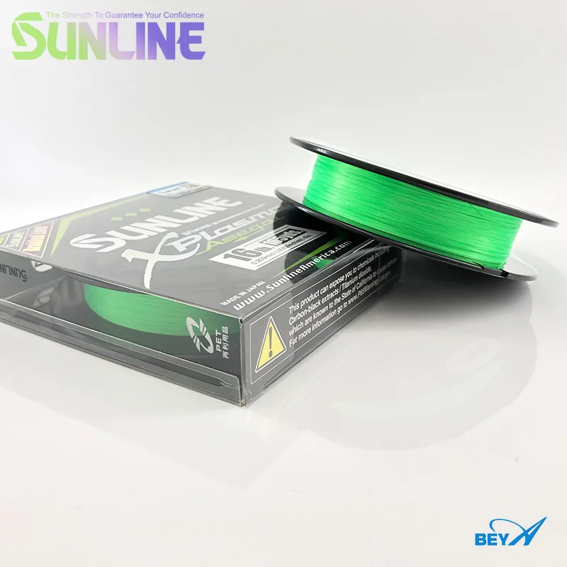 SUNLINE-sedal de pesca de PE superliso, color verde claro, 8 trenzados, superfuerte, Original, nuevo, XPLASMA, 150m, 2023 - imagen 3