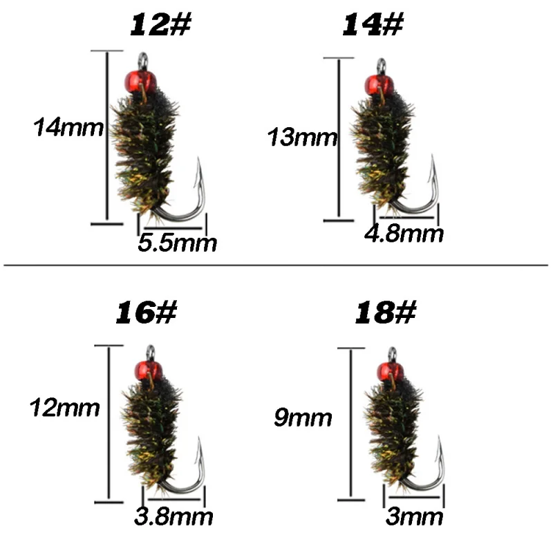 Testar Micro Spinner Fly Lure 2g-5g - Cebo de hoja ultraligero para trucha Panfish, pesca de agua dulce Imitación de insectos realista - imagen 3