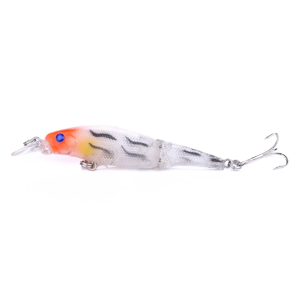 Señuelos Wobblers tipo Minnow duros multisección para perca y carpa - imagen 5