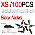 XS 100pcs Black N